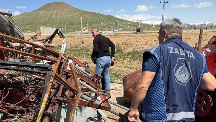 Belediyeye ait araçların parçaları kayıp! Zabıtadan hurdacılara denetim