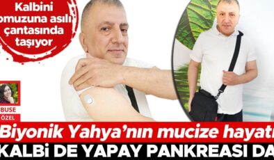 Biyonik Yahya’nın mucize hayatı… Kalbi de yapay pankreası da