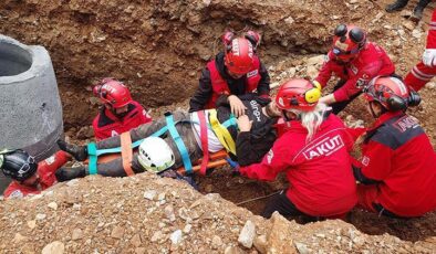 Bodrum’da inşaat alanında toprak kayması: 2 işçi yaralı