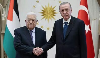 Cumhurbaşkanı Erdoğan, Mahmud Abbas ile görüştü