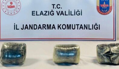 Elazığ'da vagonda 9 kilogram esrar ele geçirildi: 2 gözaltı