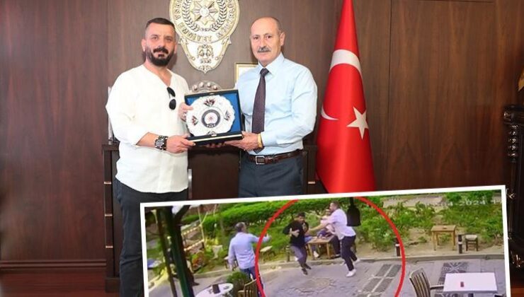 Görüntüler beğeni toplamıştı… Fenomen olan esnafa Emniyet’ten teşekkür plaketi