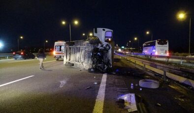 Kuzey Marmara Otoyolu’nda feci kaza: 1 ölü, 5 yaralı