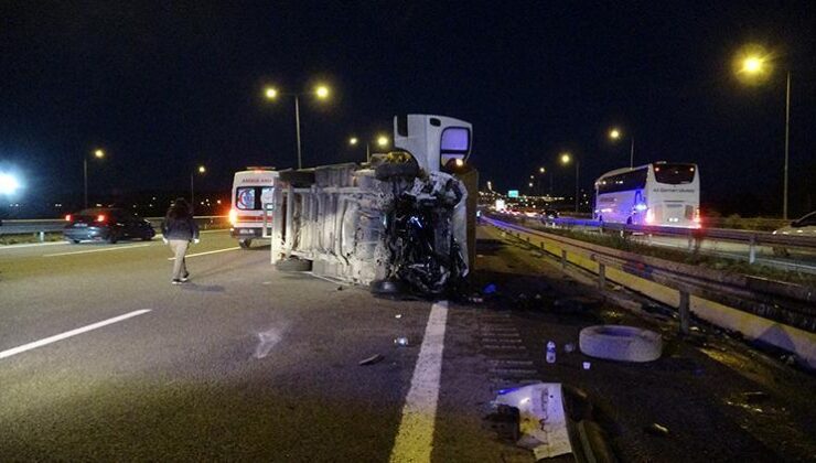 Kuzey Marmara Otoyolu’nda feci kaza: 1 ölü, 5 yaralı