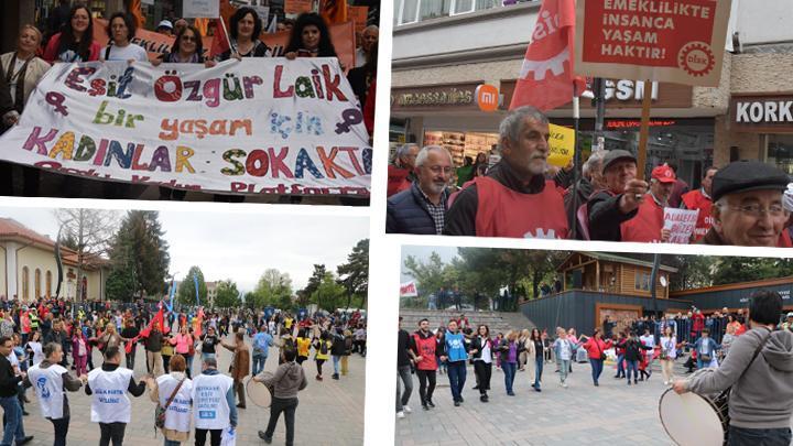 1 Mayıs Emek ve Dayanışma Günü kutlanıyor… Yurttan 1 Mayıs manzaraları