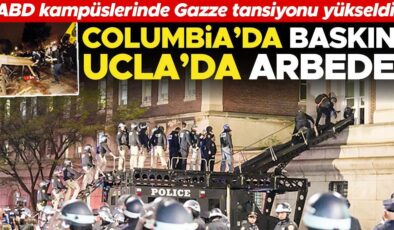 ABD kampuslarında Gazze tansiyonu yükseldi… Columbia’da baskın UCLA’da arbede