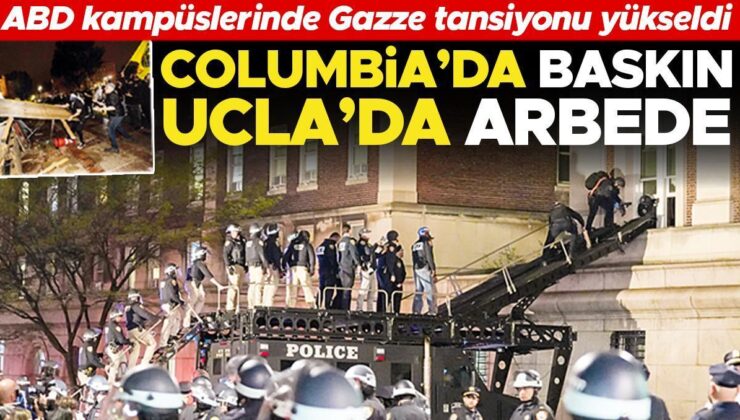 ABD kampuslarında Gazze tansiyonu yükseldi… Columbia’da baskın UCLA’da arbede