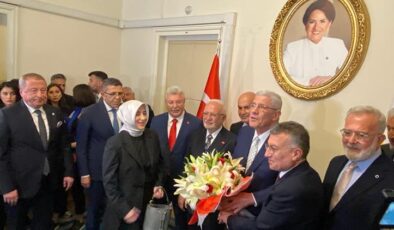 AK Parti grubu, İYİ Parti lideri Dervişoğlu ile bir araya geldi