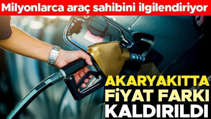 Akaryakıtta fiyat farkı kaldırıldı… Resmi Gazete’de yayımlandı