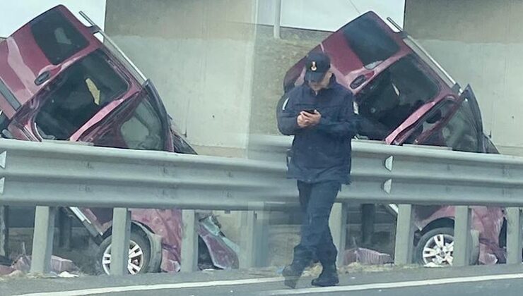 Ankara’da feci kaza: Takla atarak köprü ayağına çarptı! 4 can kaybı, 1 yaralı