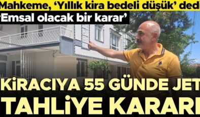 Ankara’da kiracıya 55 günde tahliye kararı! ‘Emsal olacak bir karar’