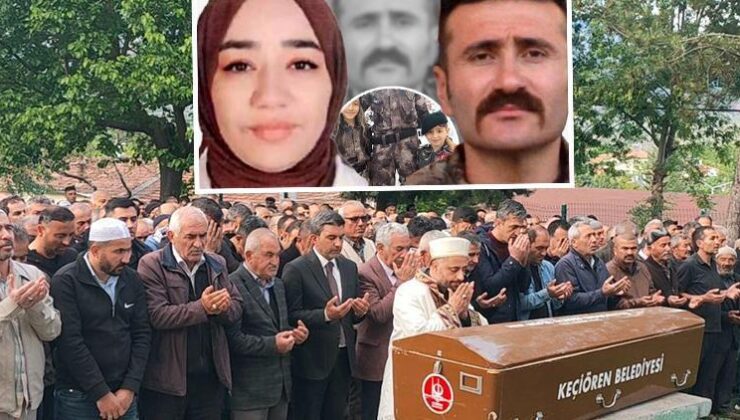 Ankara’da komiser yardımcısı Veysel Öztürk, eşi ve 2 çocuğunu katletmişti! Acı veda