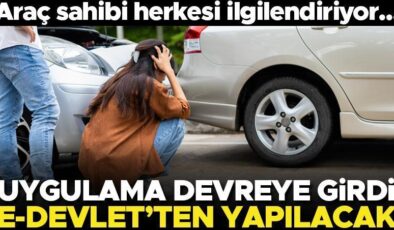 Araç sahibi olan herkesi ilgilendiriyor! Uygulama devreye girdi… Kaza Tespit Tutanakları e-Devlet’ten girilecek