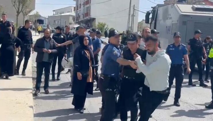 Arnavutköy’de yıkım gerginliği: Polis müdahale etti