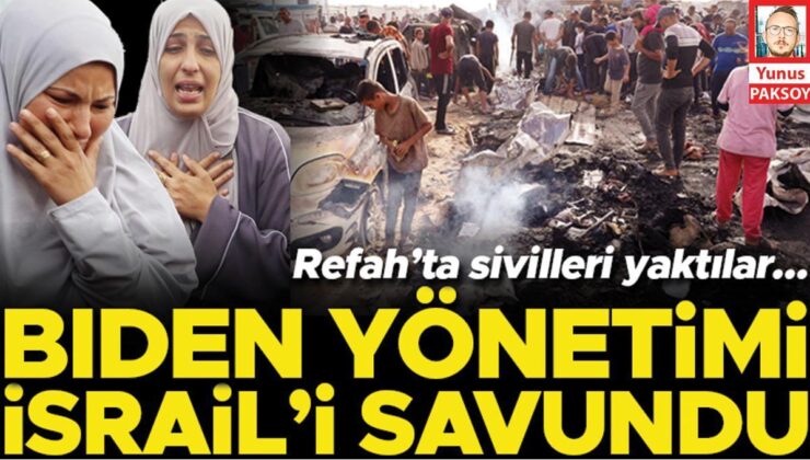 Biden yönetimi İsrail’i savundu