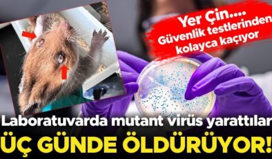 Çinli bilim insanları mutant ebola virüsü yarattı… Sonuçlar kan dondurucu… Tüm güvenlik önlemlerini aşıyor, üç günde öldürüyor!