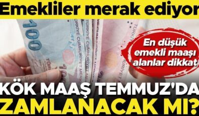 En düşük emekli maaşı alanlar dikkat! Emeklilerin kök maaşları yükselecek mi?