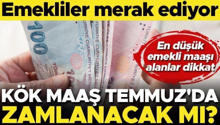 En düşük emekli maaşı alanlar dikkat! Emeklilerin kök maaşları yükselecek mi?