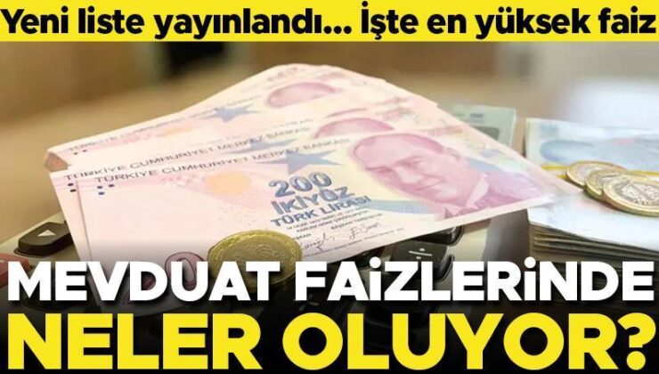 Mevduat faizlerinde neler oluyor? İşte son durum