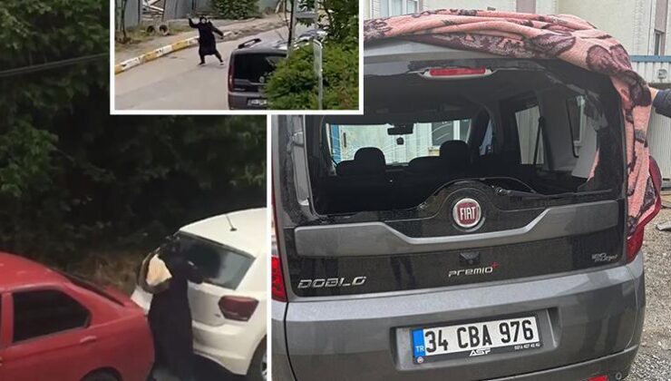 Pendik’te taşla araçlara saldırdı… ‘Eskiden çöp konteynerlerini deviriyordu! Şimdi araçlara vurmaya başladı’