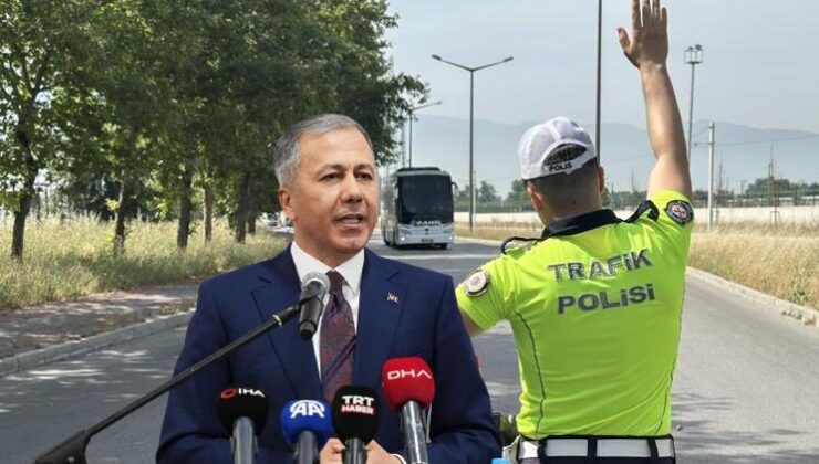 Bakan Yerlikaya’dan trafik tedbiri açıklaması: 66 bin 92 personel görevlendirildi