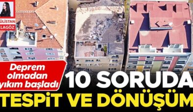 Deprem olmadan yıkım başladı… 10 soruda tespit ve dönüşüm