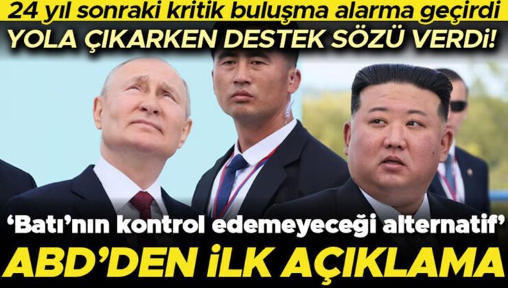 Dünya, 24 yıl sonraki kritik buluşmayı diken üstünde bekliyor… Putin’in Kuzey Kore ziyareti ABD’yi alarma geçirdi! Beyaz Saray’dan ilk açıklama