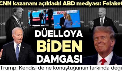 Dünya’nın konuştuğu tartışmaya yine Biden damga vurdu! CNN kazananı açıkladı, Demokratlar panikte…