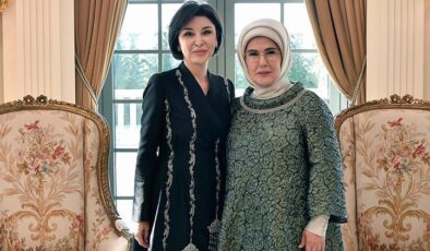 Emine Erdoğan, Ziroat Mirziyoyeva ile bir araya geldi