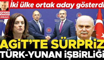 İki ülke ortak  aday gösterdi… AGİT’te sürpriz Türk-Yunan işbirliği