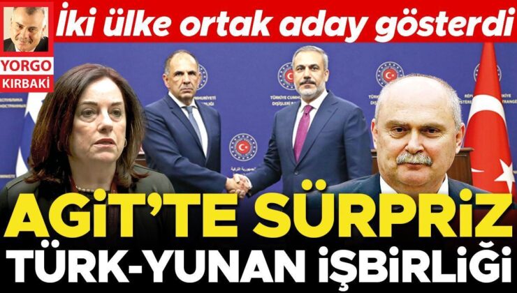 İki ülke ortak  aday gösterdi… AGİT’te sürpriz Türk-Yunan işbirliği