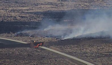 İzlanda’da lav akışı devam ediyor…