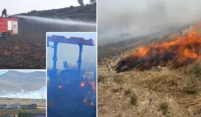 Mardin’in 5 ilçesinde anız ve örtü yangınları çıktı! İtfaiye ve TOMA’lar sevk edildi