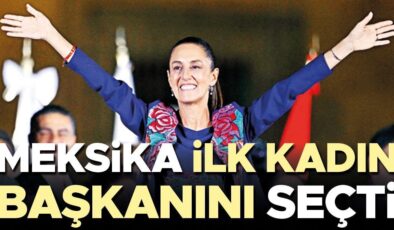 Meksika ilk kadın başkanını seçti