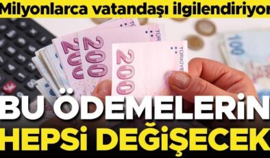 Milyonlarca vatandaşı ilgilendiriyor… Bedelli askerlik, engelli aylığı, 65 yaş aylığı, kıdem tazminatı tavanı, evde bakım yardımı değişecek