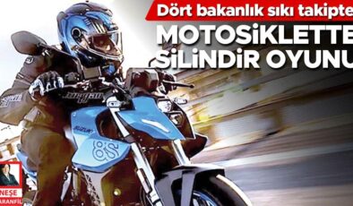 Motosiklette silindir oyunu