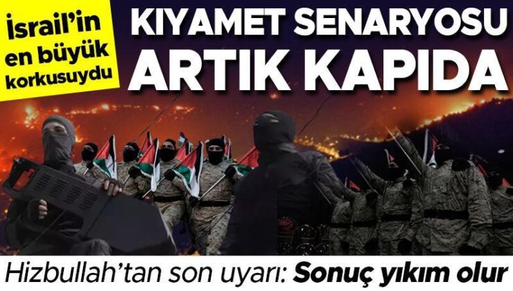 Son dakika…İsrail-Hizbullah gerilimi zirveye çıktı! İsrail ‘saldırıya hazırız’ dedi, Hizbullah sonucu ‘yıkım’ olur diyerek uyardı