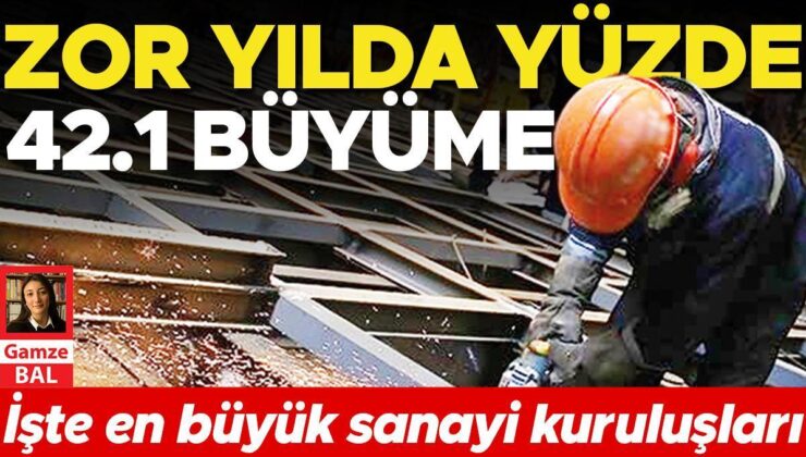 Zor yılda yüzde 42.1 büyüme