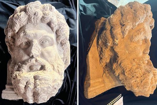 Bakan Ersoy açıkladı! Aphrodisias’ta benzersiz bir keşif: Kolosal Zeus Başı