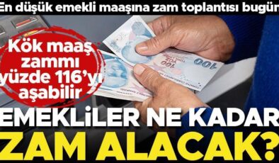 Emekliler ne kadar zam alacak? En düşük emekli maaşına zam toplantısı bugün… Maaş farkı yüzde 116’ya çıkabilir