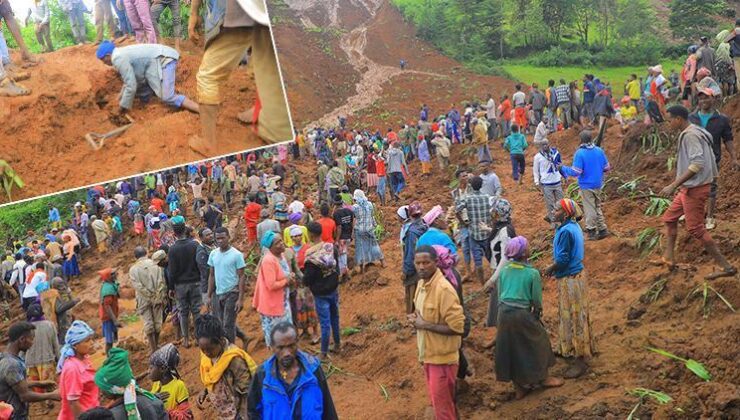 Etiyopya’daki toprak kayması felaketinde acı bilanço: Can kaybı 157’ye yükseldi