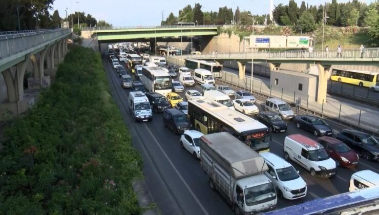 Haliç Köprüsü’nde trafik yoğunluğu