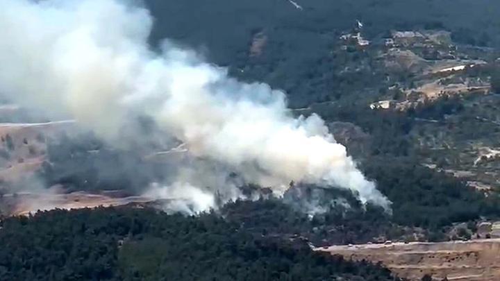 Manisa Soma’da orman yangını: Rüzgarın etkisiyle kısa sürede yayıldı