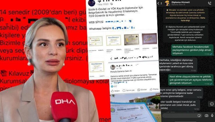 Mühendislik, öğretmenlik, hukuk ve tıp fakültelerinde sahte lisans diplomasına ücret tarifesi!  ‘Dolandırıcılığın eline düşenler de suç işlemiş oluyor’