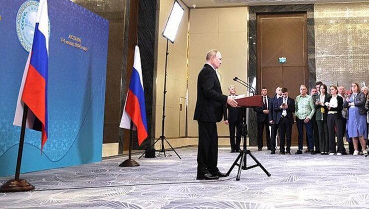 Putin: Cumhurbaşkanı Erdoğan’ın siyasi iradesi uluslararası barışa katkı sunuyor