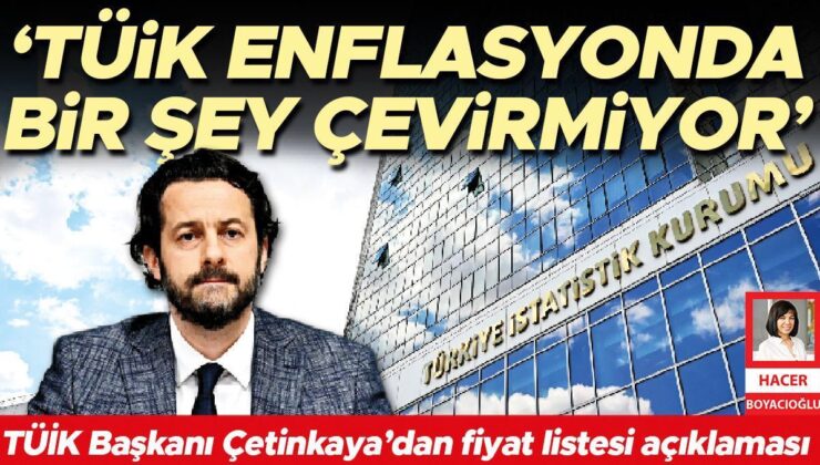 TÜİK enflasyonda bir şey çevirmiyor