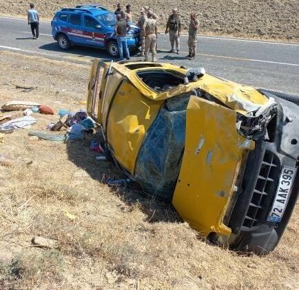 Diyarbakır’da otomobil devrildi: 1 ölü, 7 yaralı