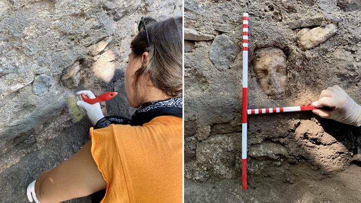 Fethiye Kalesi kazısında heykel başı bulundu! ‘MS ikinci yüzyıla ait’