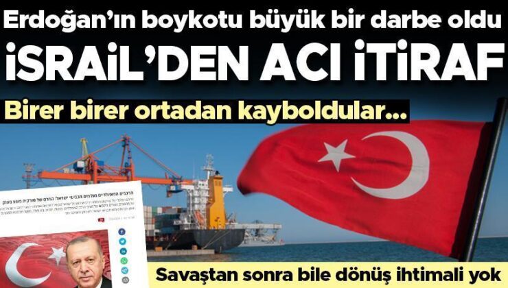 İsrail medyasından itiraf! Türkiye’nin boykotu büyük bir darbe oldu, popüler araçlar İsrail yollarından kayboldu