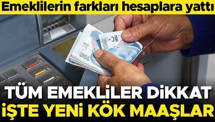 Milyonlarca emeklinin hesabına farklar yattı… Kök maaşlar sisteme yüklendi… İşte kök maaşı bulma yöntemi